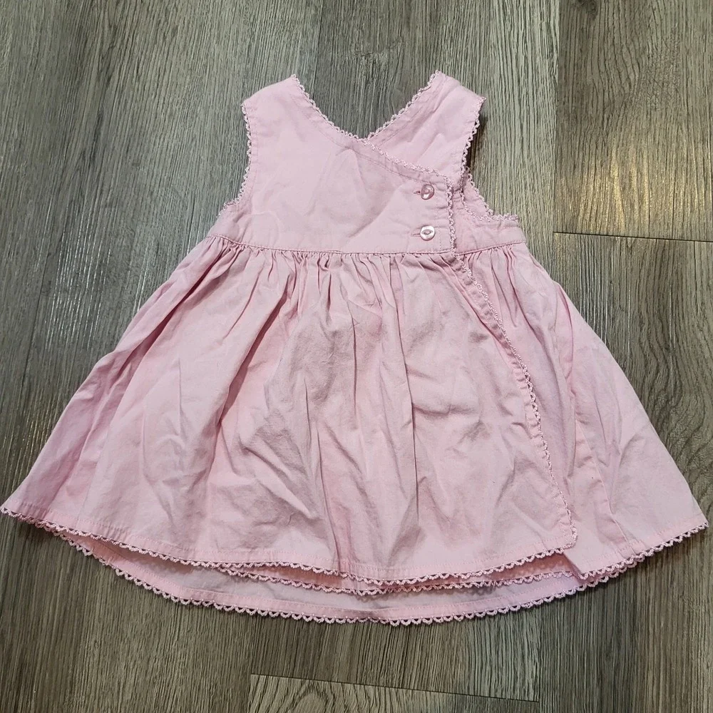 Vintage Y2K Children's Place Baby Pink Dress Size 0-3 Months